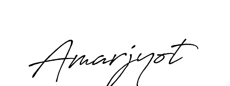 Make a beautiful signature design for name Amarjyot. With this signature (Antro_Vectra_Bolder) style, you can create a handwritten signature for free. Amarjyot signature style 7 images and pictures png