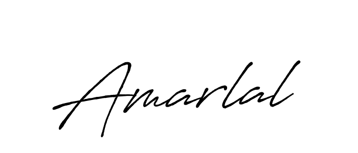 Use a signature maker to create a handwritten signature online. With this signature software, you can design (Antro_Vectra_Bolder) your own signature for name Amarlal. Amarlal signature style 7 images and pictures png