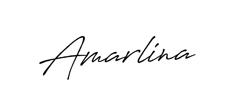Create a beautiful signature design for name Amarlina. With this signature (Antro_Vectra_Bolder) fonts, you can make a handwritten signature for free. Amarlina signature style 7 images and pictures png