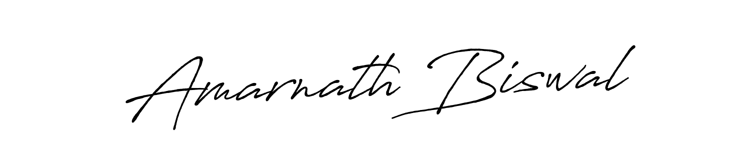 Create a beautiful signature design for name Amarnath Biswal. With this signature (Antro_Vectra_Bolder) fonts, you can make a handwritten signature for free. Amarnath Biswal signature style 7 images and pictures png
