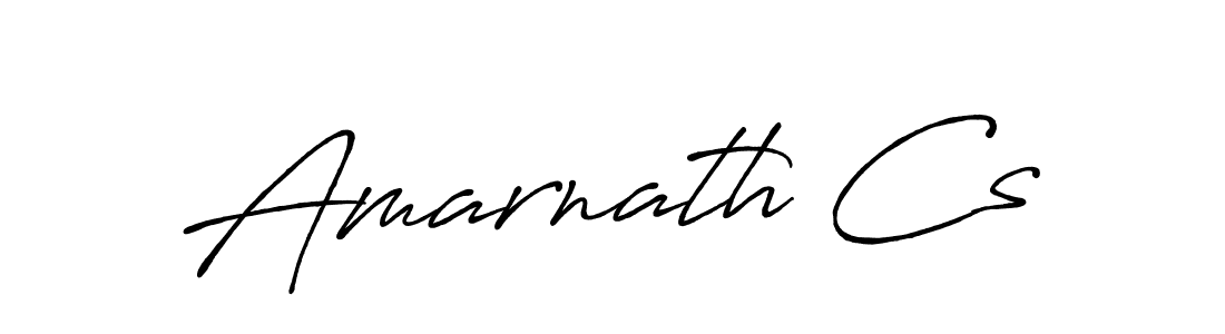 Use a signature maker to create a handwritten signature online. With this signature software, you can design (Antro_Vectra_Bolder) your own signature for name Amarnath Cs. Amarnath Cs signature style 7 images and pictures png