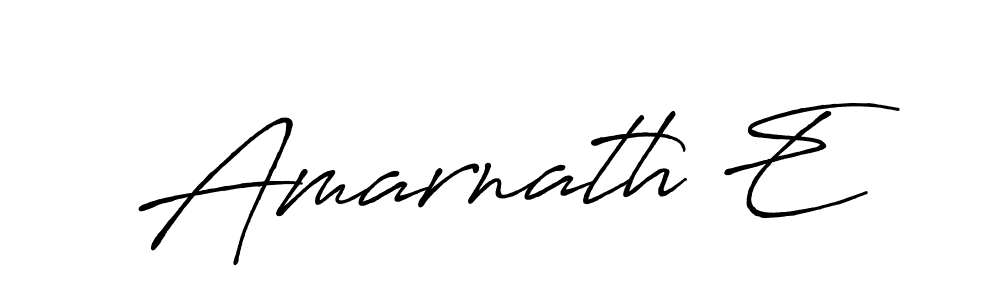 Similarly Antro_Vectra_Bolder is the best handwritten signature design. Signature creator online .You can use it as an online autograph creator for name Amarnath E. Amarnath E signature style 7 images and pictures png