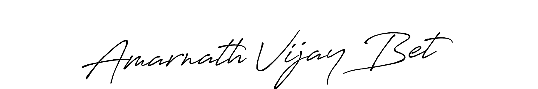 Design your own signature with our free online signature maker. With this signature software, you can create a handwritten (Antro_Vectra_Bolder) signature for name Amarnath Vijay Bet. Amarnath Vijay Bet signature style 7 images and pictures png