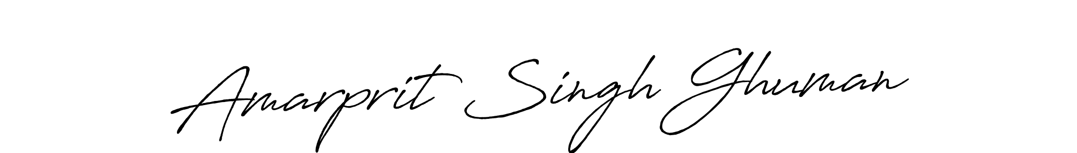 Make a beautiful signature design for name Amarprit Singh Ghuman. With this signature (Antro_Vectra_Bolder) style, you can create a handwritten signature for free. Amarprit Singh Ghuman signature style 7 images and pictures png