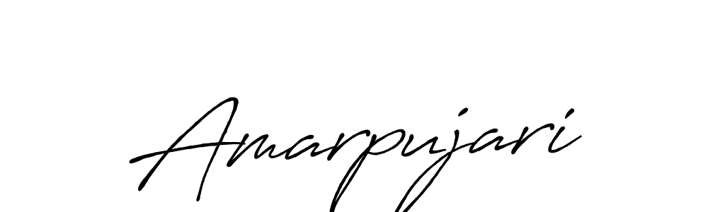 Create a beautiful signature design for name Amarpujari. With this signature (Antro_Vectra_Bolder) fonts, you can make a handwritten signature for free. Amarpujari signature style 7 images and pictures png