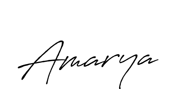 Also we have Amarya name is the best signature style. Create professional handwritten signature collection using Antro_Vectra_Bolder autograph style. Amarya signature style 7 images and pictures png