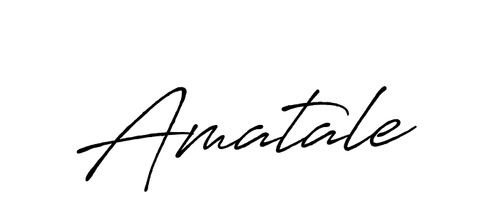 The best way (Antro_Vectra_Bolder) to make a short signature is to pick only two or three words in your name. The name Amatale include a total of six letters. For converting this name. Amatale signature style 7 images and pictures png