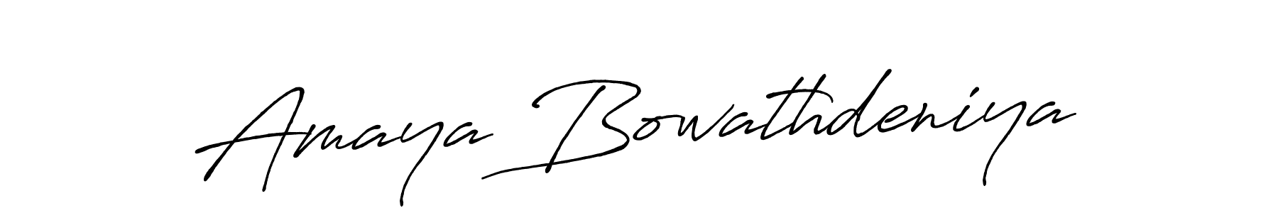 Make a beautiful signature design for name Amaya Bowathdeniya. Use this online signature maker to create a handwritten signature for free. Amaya Bowathdeniya signature style 7 images and pictures png