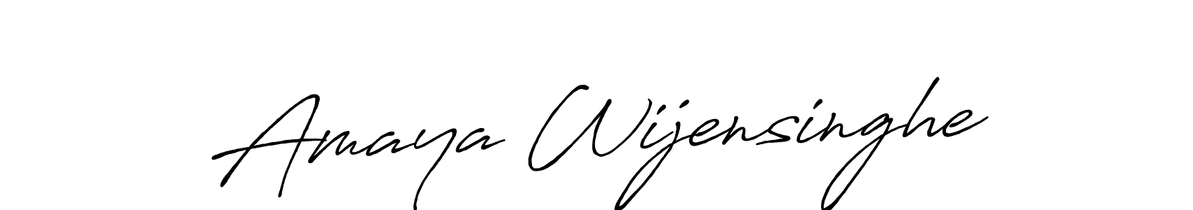 You should practise on your own different ways (Antro_Vectra_Bolder) to write your name (Amaya Wijensinghe) in signature. don't let someone else do it for you. Amaya Wijensinghe signature style 7 images and pictures png