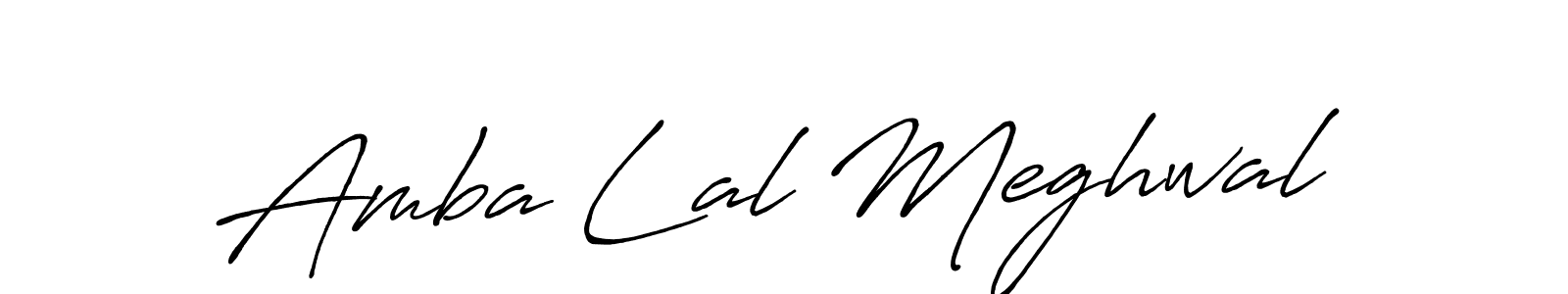 Similarly Antro_Vectra_Bolder is the best handwritten signature design. Signature creator online .You can use it as an online autograph creator for name Amba Lal Meghwal. Amba Lal Meghwal signature style 7 images and pictures png