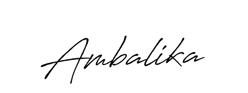 Ambalika stylish signature style. Best Handwritten Sign (Antro_Vectra_Bolder) for my name. Handwritten Signature Collection Ideas for my name Ambalika. Ambalika signature style 7 images and pictures png