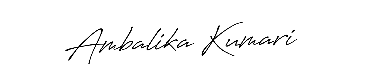 Similarly Antro_Vectra_Bolder is the best handwritten signature design. Signature creator online .You can use it as an online autograph creator for name Ambalika Kumari. Ambalika Kumari signature style 7 images and pictures png