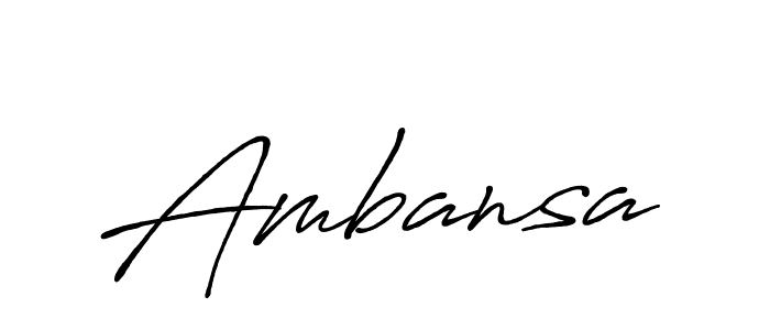 The best way (Antro_Vectra_Bolder) to make a short signature is to pick only two or three words in your name. The name Ambansa include a total of six letters. For converting this name. Ambansa signature style 7 images and pictures png