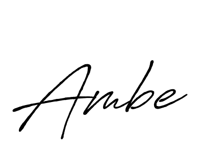 How to make Ambe signature? Antro_Vectra_Bolder is a professional autograph style. Create handwritten signature for Ambe name. Ambe signature style 7 images and pictures png