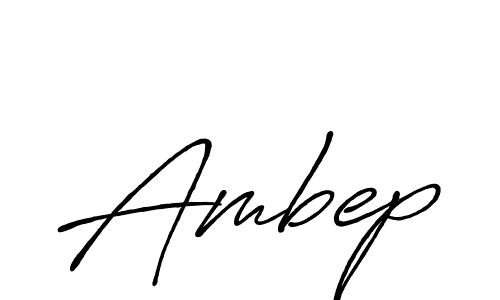 How to make Ambep signature? Antro_Vectra_Bolder is a professional autograph style. Create handwritten signature for Ambep name. Ambep signature style 7 images and pictures png