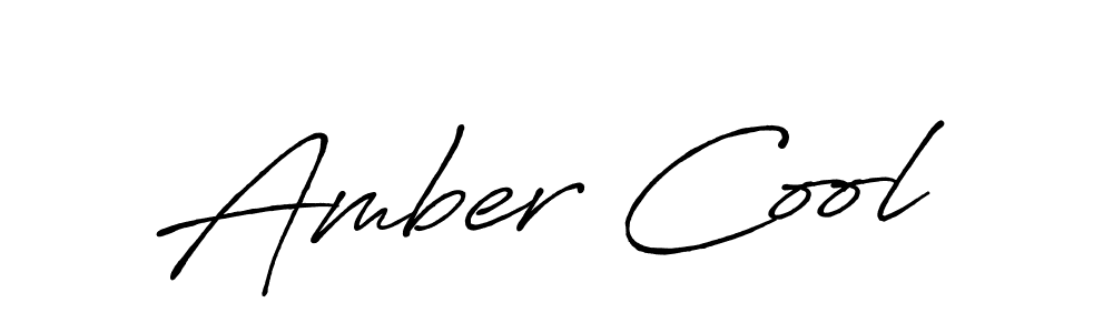 Make a beautiful signature design for name Amber Cool. With this signature (Antro_Vectra_Bolder) style, you can create a handwritten signature for free. Amber Cool signature style 7 images and pictures png