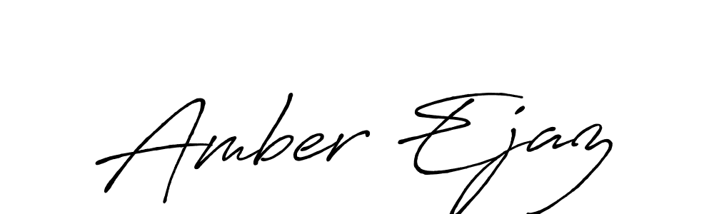 You should practise on your own different ways (Antro_Vectra_Bolder) to write your name (Amber Ejaz) in signature. don't let someone else do it for you. Amber Ejaz signature style 7 images and pictures png