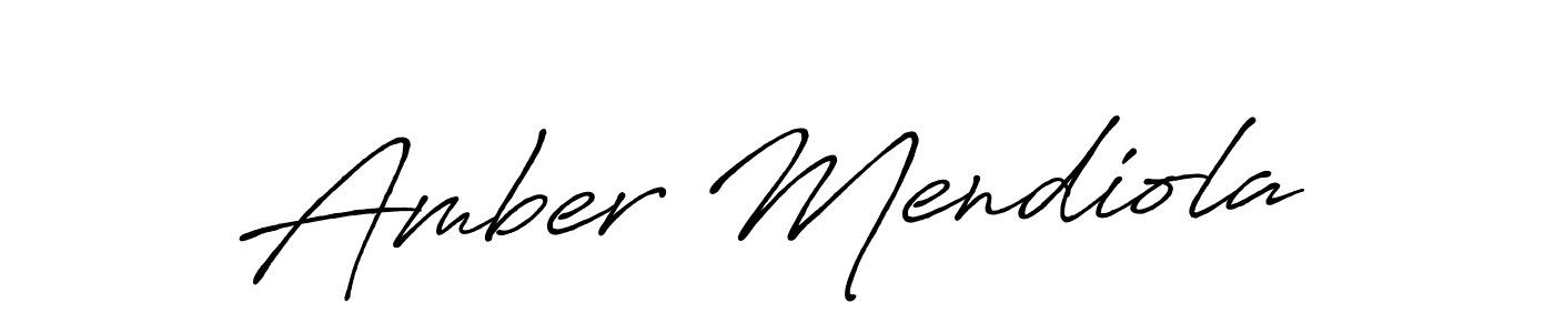 Make a short Amber Mendiola signature style. Manage your documents anywhere anytime using Antro_Vectra_Bolder. Create and add eSignatures, submit forms, share and send files easily. Amber Mendiola signature style 7 images and pictures png