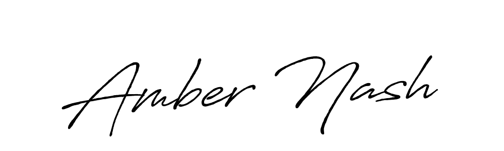 How to make Amber Nash signature? Antro_Vectra_Bolder is a professional autograph style. Create handwritten signature for Amber Nash name. Amber Nash signature style 7 images and pictures png