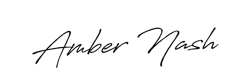 How to make Amber Nash signature? Antro_Vectra_Bolder is a professional autograph style. Create handwritten signature for Amber Nash name. Amber Nash signature style 7 images and pictures png