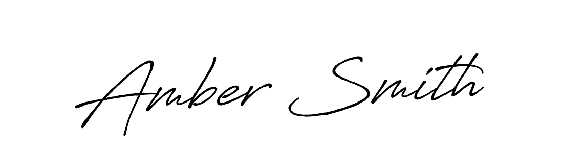 Design your own signature with our free online signature maker. With this signature software, you can create a handwritten (Antro_Vectra_Bolder) signature for name Amber Smith. Amber Smith signature style 7 images and pictures png
