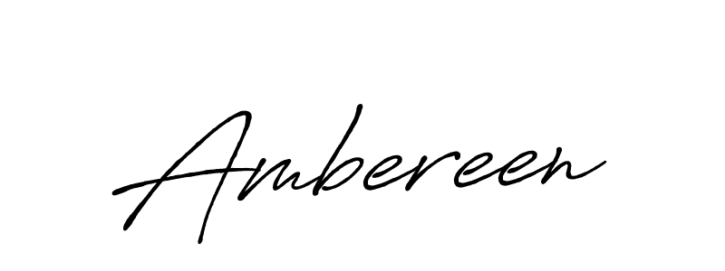 Use a signature maker to create a handwritten signature online. With this signature software, you can design (Antro_Vectra_Bolder) your own signature for name Ambereen. Ambereen signature style 7 images and pictures png