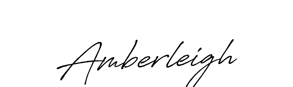 Use a signature maker to create a handwritten signature online. With this signature software, you can design (Antro_Vectra_Bolder) your own signature for name Amberleigh. Amberleigh signature style 7 images and pictures png