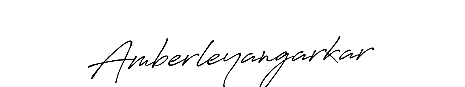 How to make Amberleyangarkar signature? Antro_Vectra_Bolder is a professional autograph style. Create handwritten signature for Amberleyangarkar name. Amberleyangarkar signature style 7 images and pictures png