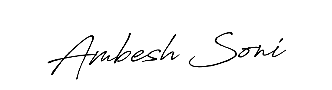 Make a short Ambesh Soni signature style. Manage your documents anywhere anytime using Antro_Vectra_Bolder. Create and add eSignatures, submit forms, share and send files easily. Ambesh Soni signature style 7 images and pictures png