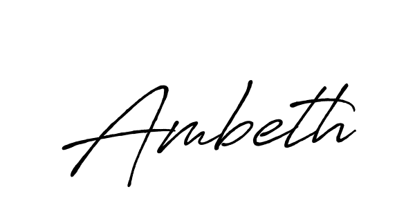 Once you've used our free online signature maker to create your best signature Antro_Vectra_Bolder style, it's time to enjoy all of the benefits that Ambeth name signing documents. Ambeth signature style 7 images and pictures png