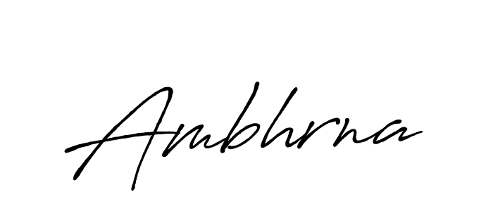 Create a beautiful signature design for name Ambhrna. With this signature (Antro_Vectra_Bolder) fonts, you can make a handwritten signature for free. Ambhrna signature style 7 images and pictures png