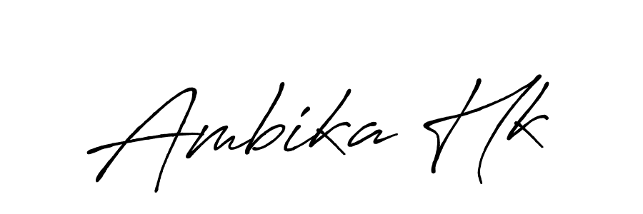 The best way (Antro_Vectra_Bolder) to make a short signature is to pick only two or three words in your name. The name Ambika Hk include a total of six letters. For converting this name. Ambika Hk signature style 7 images and pictures png