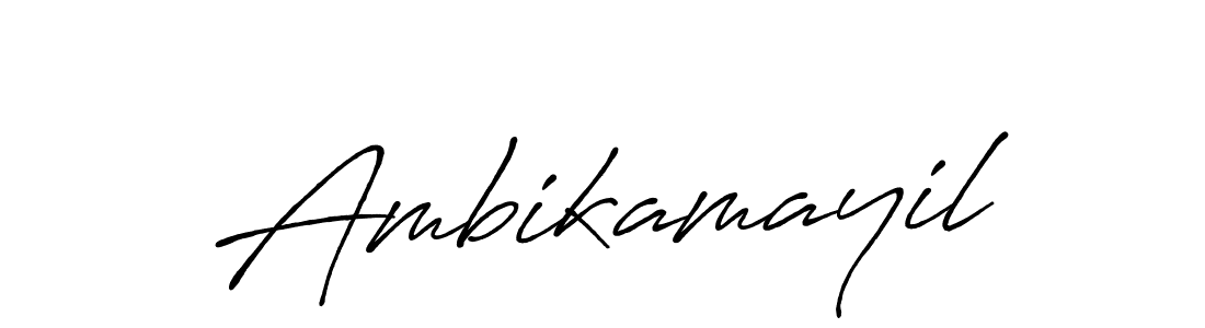 if you are searching for the best signature style for your name Ambikamayil. so please give up your signature search. here we have designed multiple signature styles  using Antro_Vectra_Bolder. Ambikamayil signature style 7 images and pictures png