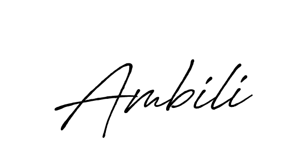 You can use this online signature creator to create a handwritten signature for the name Ambili. This is the best online autograph maker. Ambili signature style 7 images and pictures png