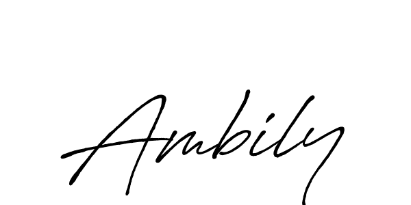 Here are the top 10 professional signature styles for the name Ambily. These are the best autograph styles you can use for your name. Ambily signature style 7 images and pictures png