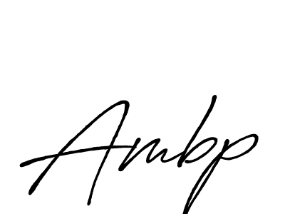 Use a signature maker to create a handwritten signature online. With this signature software, you can design (Antro_Vectra_Bolder) your own signature for name Ambp. Ambp signature style 7 images and pictures png