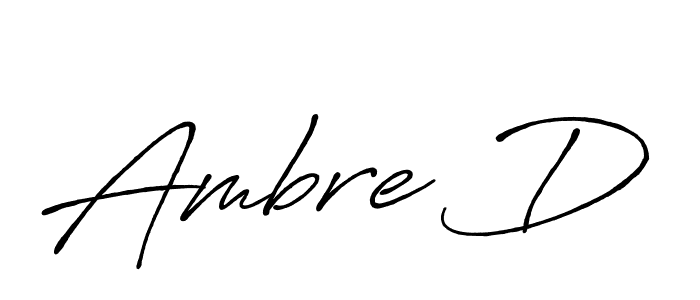 Also You can easily find your signature by using the search form. We will create Ambre D name handwritten signature images for you free of cost using Antro_Vectra_Bolder sign style. Ambre D signature style 7 images and pictures png
