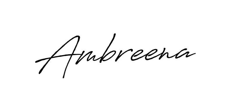 Best and Professional Signature Style for Ambreena. Antro_Vectra_Bolder Best Signature Style Collection. Ambreena signature style 7 images and pictures png