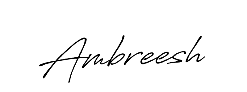 Make a beautiful signature design for name Ambreesh. Use this online signature maker to create a handwritten signature for free. Ambreesh signature style 7 images and pictures png