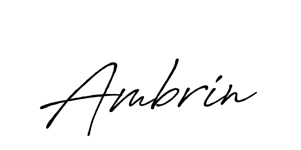How to make Ambrin signature? Antro_Vectra_Bolder is a professional autograph style. Create handwritten signature for Ambrin name. Ambrin signature style 7 images and pictures png