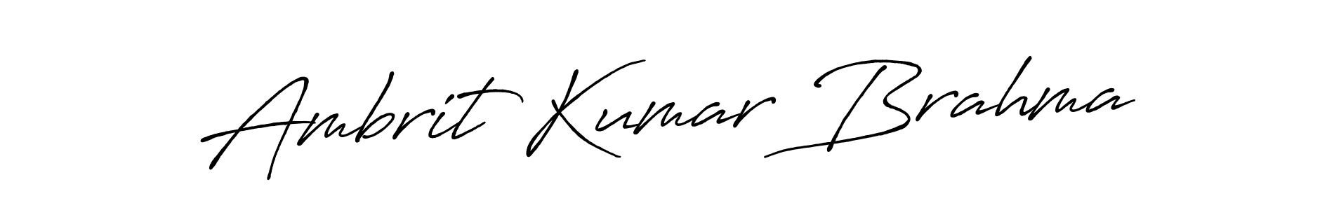 The best way (Antro_Vectra_Bolder) to make a short signature is to pick only two or three words in your name. The name Ambrit Kumar Brahma include a total of six letters. For converting this name. Ambrit Kumar Brahma signature style 7 images and pictures png