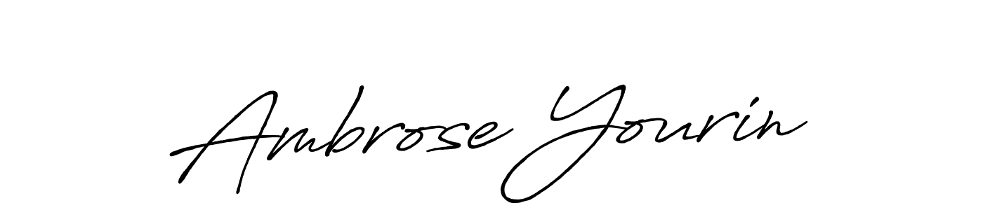 How to make Ambrose Yourin signature? Antro_Vectra_Bolder is a professional autograph style. Create handwritten signature for Ambrose Yourin name. Ambrose Yourin signature style 7 images and pictures png