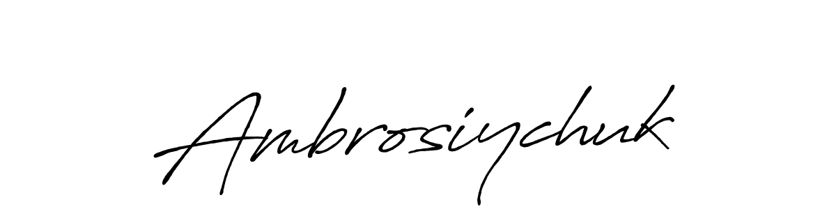 Here are the top 10 professional signature styles for the name Ambrosiychuk. These are the best autograph styles you can use for your name. Ambrosiychuk signature style 7 images and pictures png
