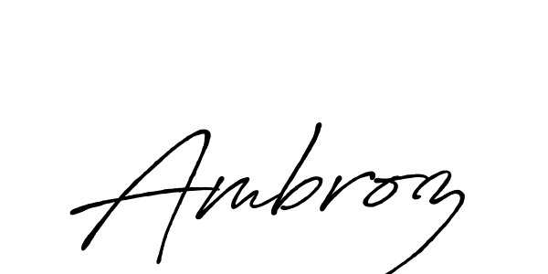 Antro_Vectra_Bolder is a professional signature style that is perfect for those who want to add a touch of class to their signature. It is also a great choice for those who want to make their signature more unique. Get Ambroz name to fancy signature for free. Ambroz signature style 7 images and pictures png