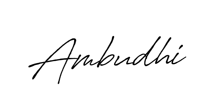 Once you've used our free online signature maker to create your best signature Antro_Vectra_Bolder style, it's time to enjoy all of the benefits that Ambudhi name signing documents. Ambudhi signature style 7 images and pictures png