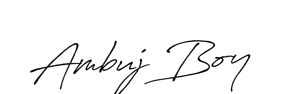 Ambuj Boy stylish signature style. Best Handwritten Sign (Antro_Vectra_Bolder) for my name. Handwritten Signature Collection Ideas for my name Ambuj Boy. Ambuj Boy signature style 7 images and pictures png