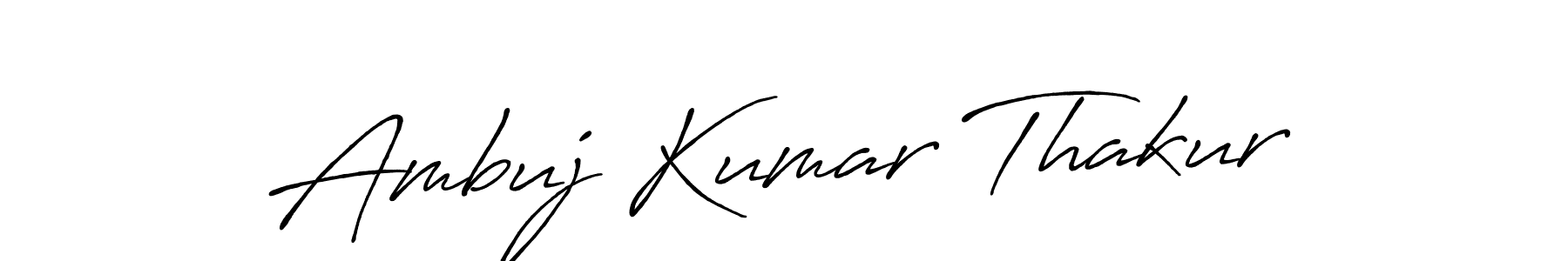 Ambuj Kumar Thakur stylish signature style. Best Handwritten Sign (Antro_Vectra_Bolder) for my name. Handwritten Signature Collection Ideas for my name Ambuj Kumar Thakur. Ambuj Kumar Thakur signature style 7 images and pictures png