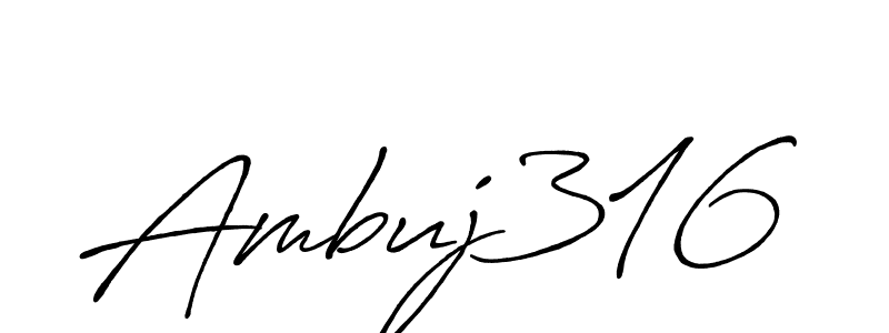 How to make Ambuj316 signature? Antro_Vectra_Bolder is a professional autograph style. Create handwritten signature for Ambuj316 name. Ambuj316 signature style 7 images and pictures png
