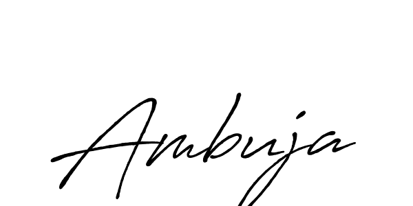 How to make Ambuja signature? Antro_Vectra_Bolder is a professional autograph style. Create handwritten signature for Ambuja name. Ambuja signature style 7 images and pictures png