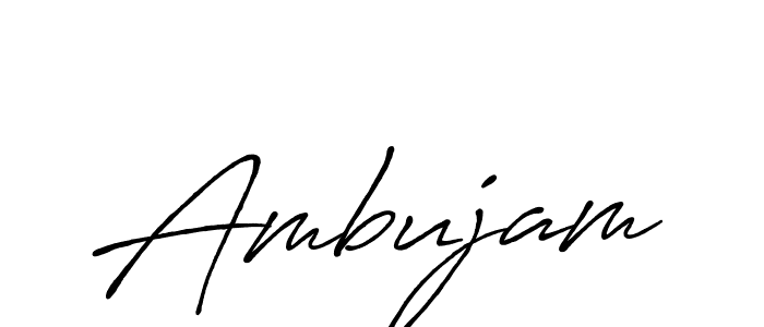 How to Draw Ambujam signature style? Antro_Vectra_Bolder is a latest design signature styles for name Ambujam. Ambujam signature style 7 images and pictures png